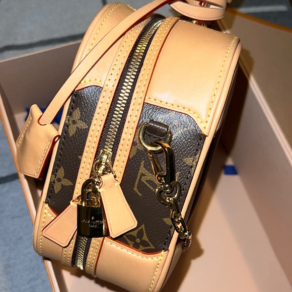 Louis Vuitton Ltd edition mini luggage monogram top handle shoulder brown purse - Picture 5 of 15